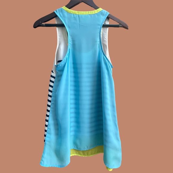 Bright & Colorful Anthropologie|Maeve Persephone Color Block Striped Tank - XS - Picture 2 of 7